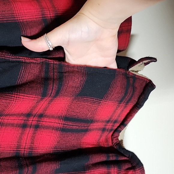 Wolverine Mens Buffalo Check Plaid Sherpa Lined Full Zip Shacket jacket Holiday - Picture 4 of 10